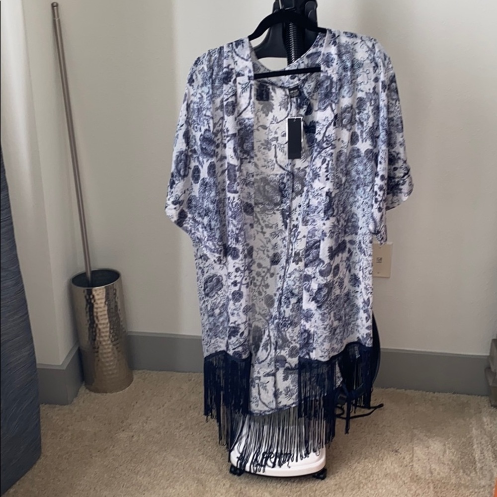 NWT Steve Madden cover up with fringe